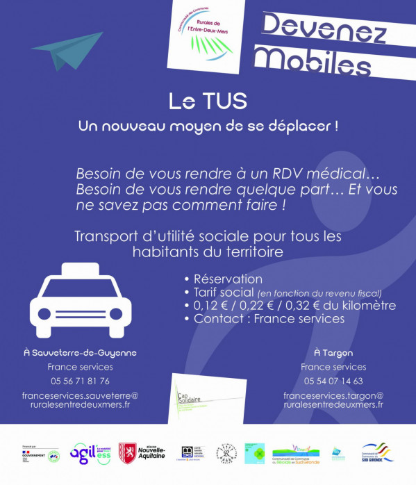 Le TUS, transport d’utilité sociale