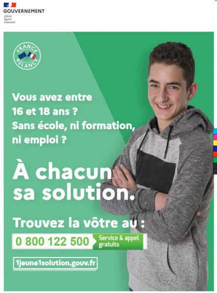 1 jeune 1 solution : 16-18 ans sans école, formation ni emploi