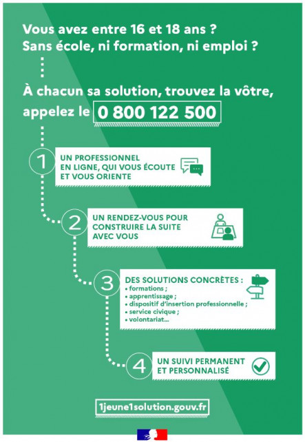 1 jeune 1 solution : appelez le 0 800 122 500