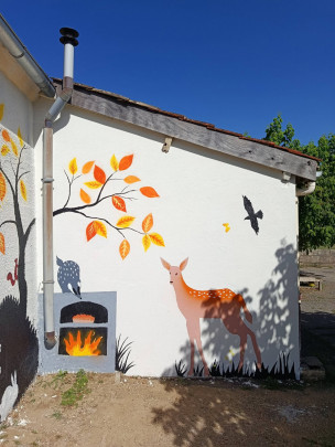 Réalisation d'une fresque murale à l'école – photo 1