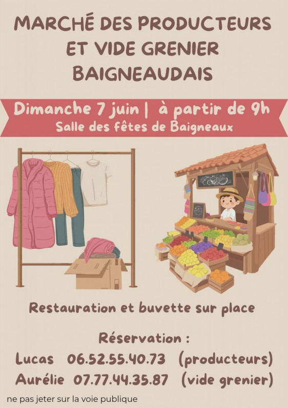 Affiche du marché des producteurs du 7 juin 2026
