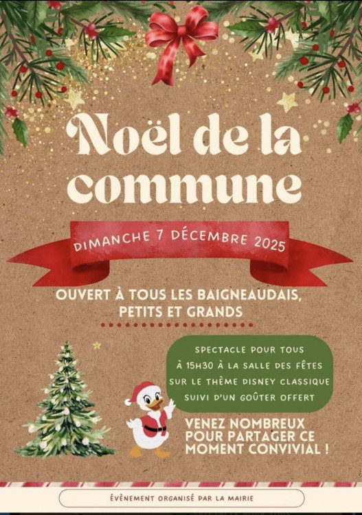 Affiche de Noël 2025