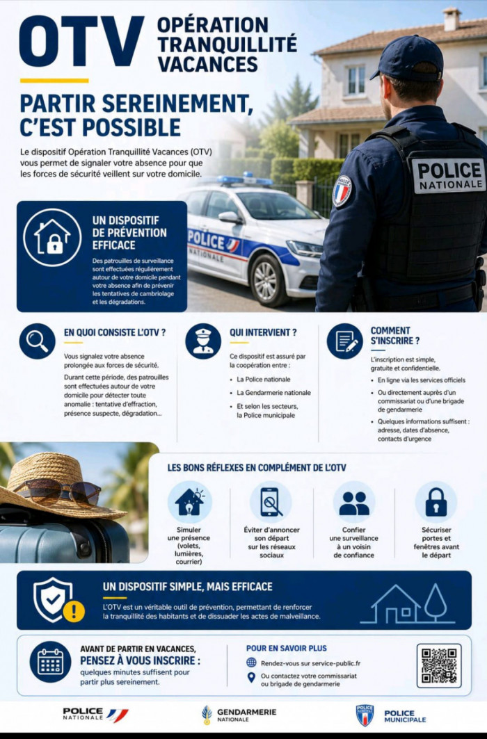Opération Tranquillité Vacances