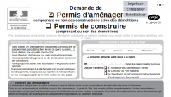 Le permis d'aménager